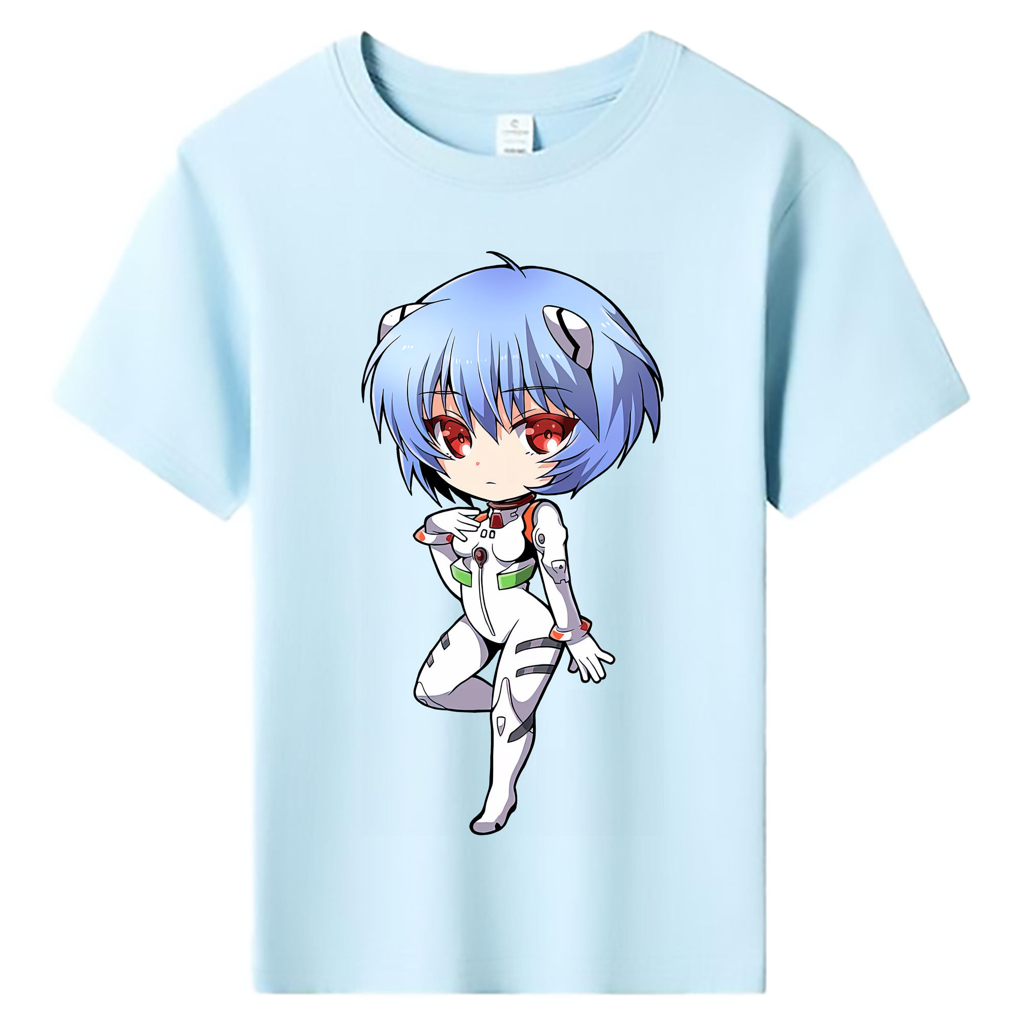 （画像用） EVA 新世紀エヴァンゲリオン 綿100％キッズTシャツ（フロントプリント）